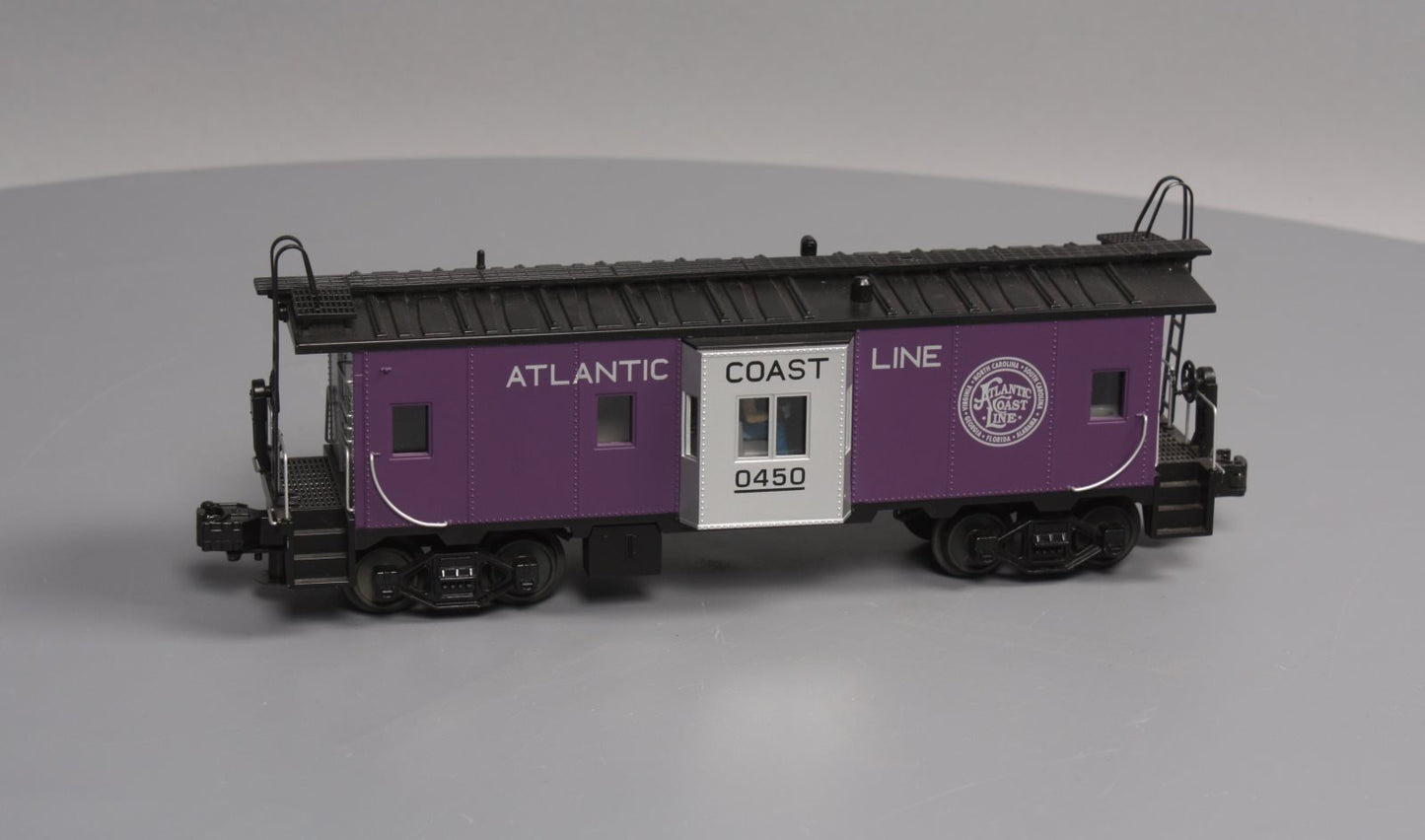 MTH 30-7783 Atlantic Coast Line Bay Window Illuminated Caboose #0450 LN/Box