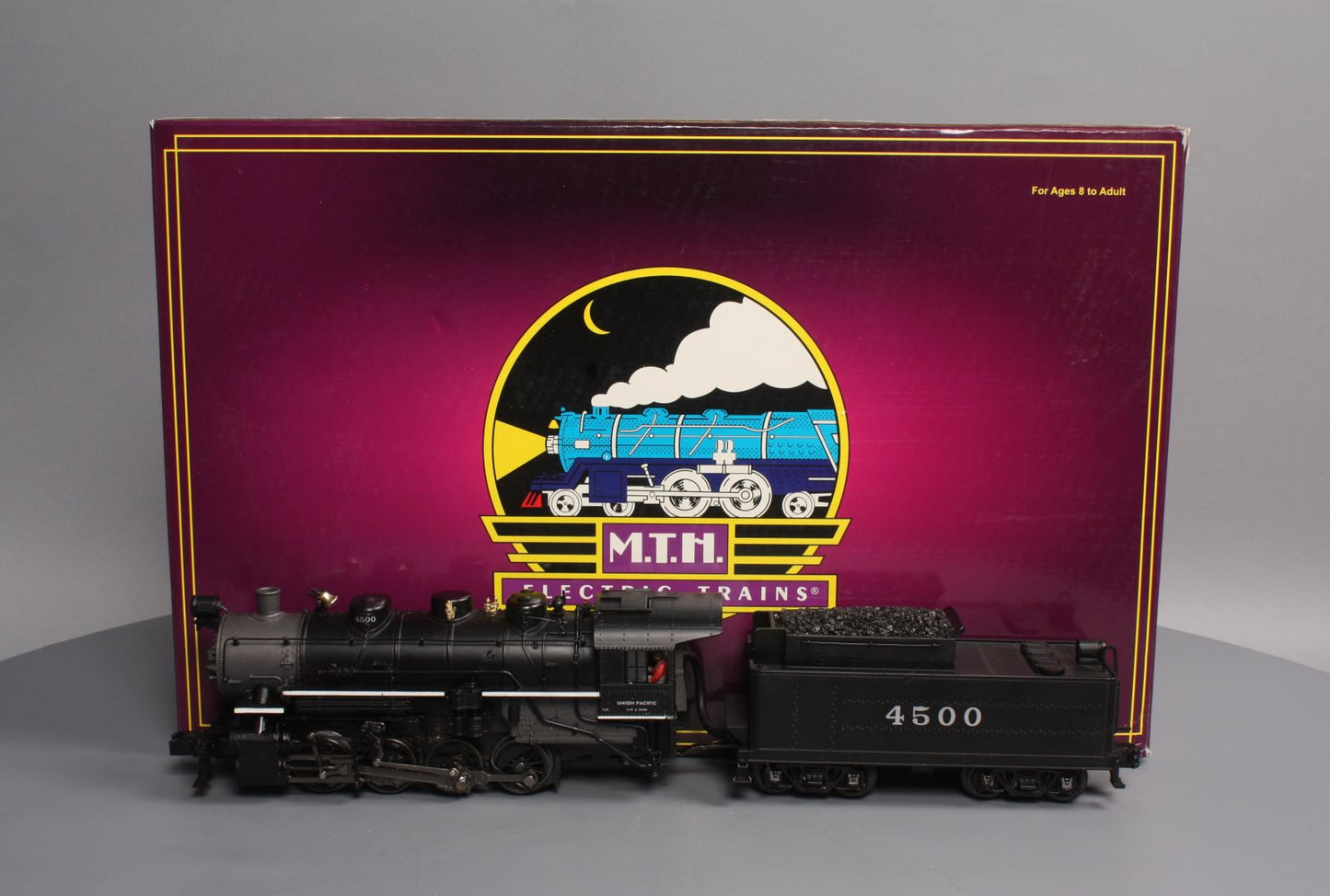 MTH 20-3151-1 O Union Pacific 0-8-0 USRA Steam Engine & Tender with PS2 #4500 LN/Box