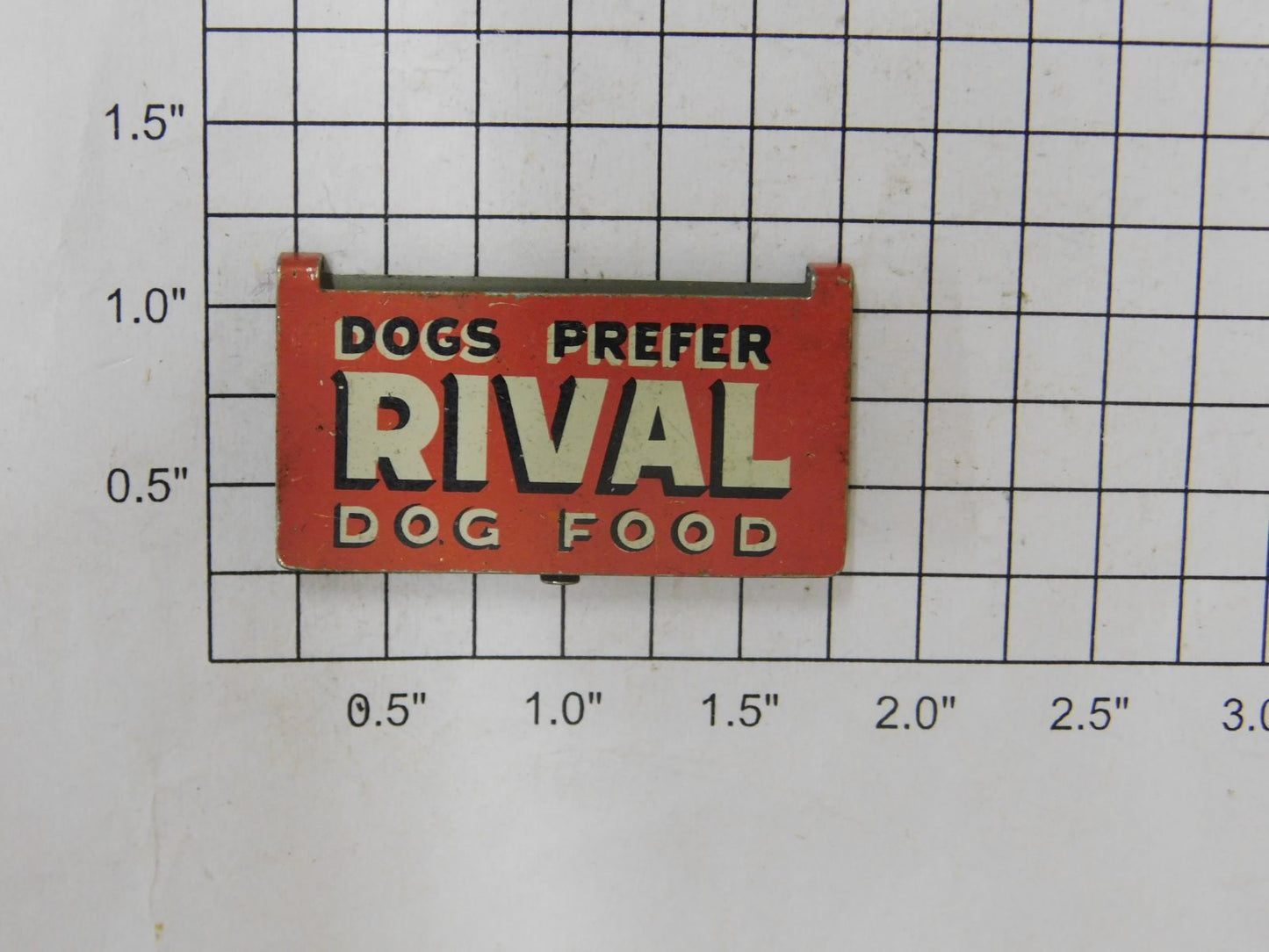 Lionel 256-45 Dogs Prefer Rival Metal Sign