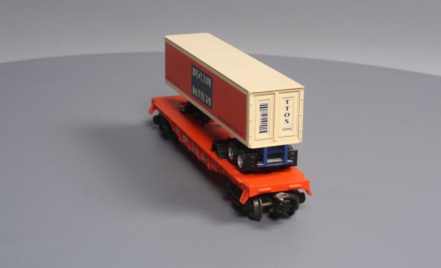 Lionel 6-52040 O Gauge GT TTOS Flatcar w/ Trailer LN/Box