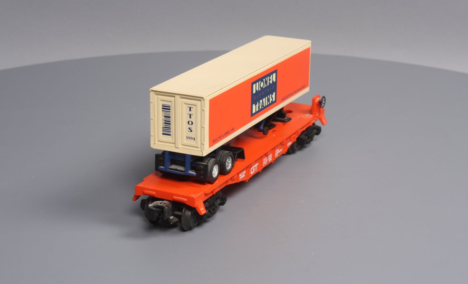 Lionel 6-52040 O Gauge GT TTOS Flatcar w/ Trailer LN/Box