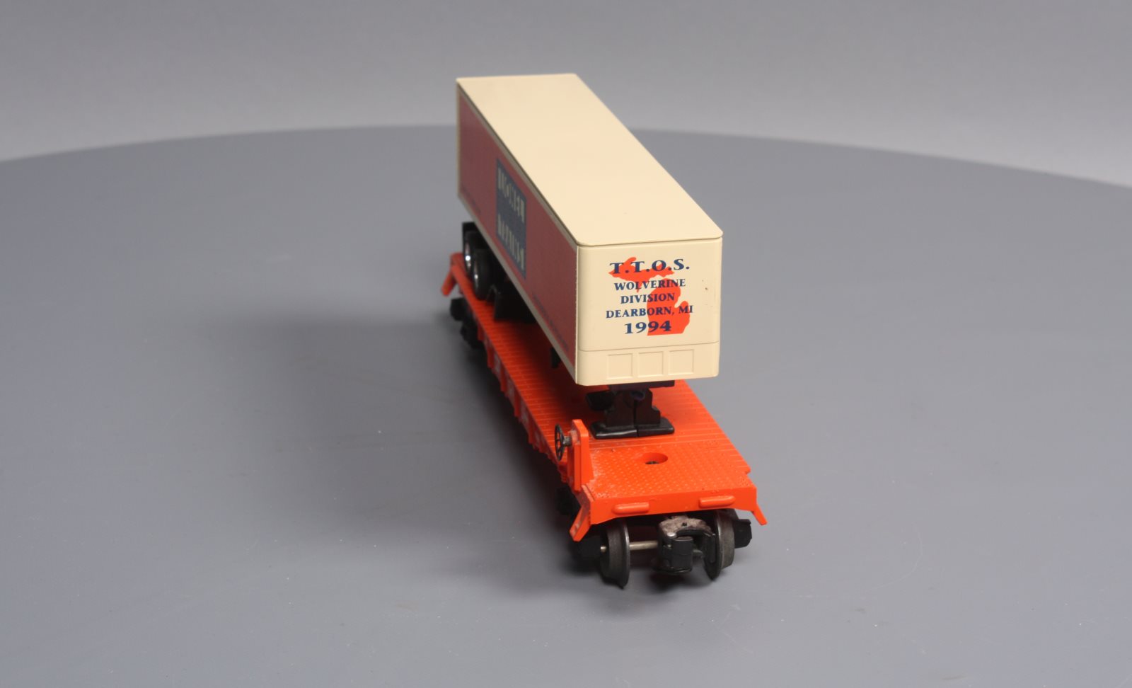 Lionel 6-52040 O Gauge GT TTOS Flatcar w/ Trailer LN/Box
