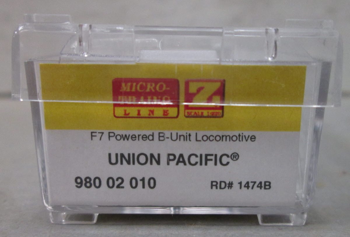 Micro-Trains 98002010 Z Union Pacific EMD F7B Diesel Locomotive #1474B