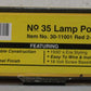 MTH 30-11001 Red #35 Street Lamp Set (Set of 2) NIB