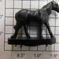 Lionel 9895-41X Black Horse Figure with Metal Disc