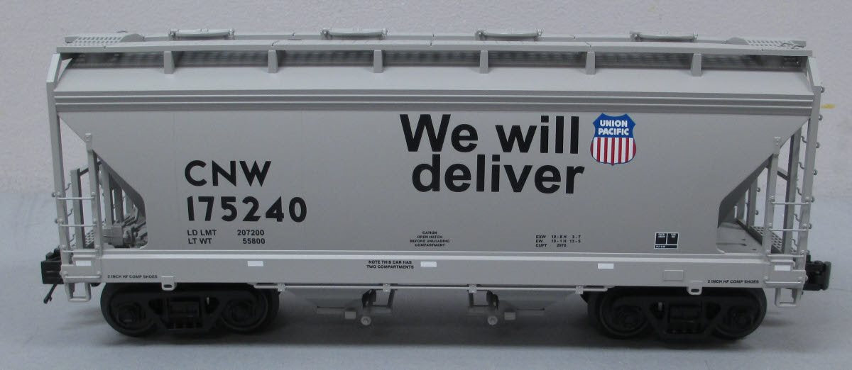 MTH 20-97648 O C&NW 2-Bay Centerflow Hopper #175240 LN/Box
