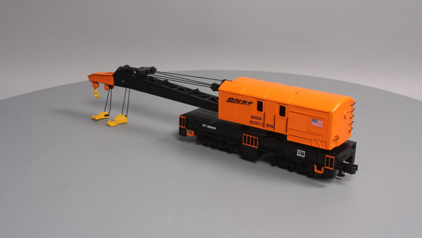 MTH 20-98908 O Gauge BNSF Crane Car #922011 LN/Box