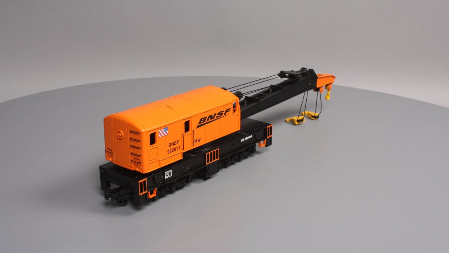 MTH 20-98908 O Gauge BNSF Crane Car #922011 LN/Box