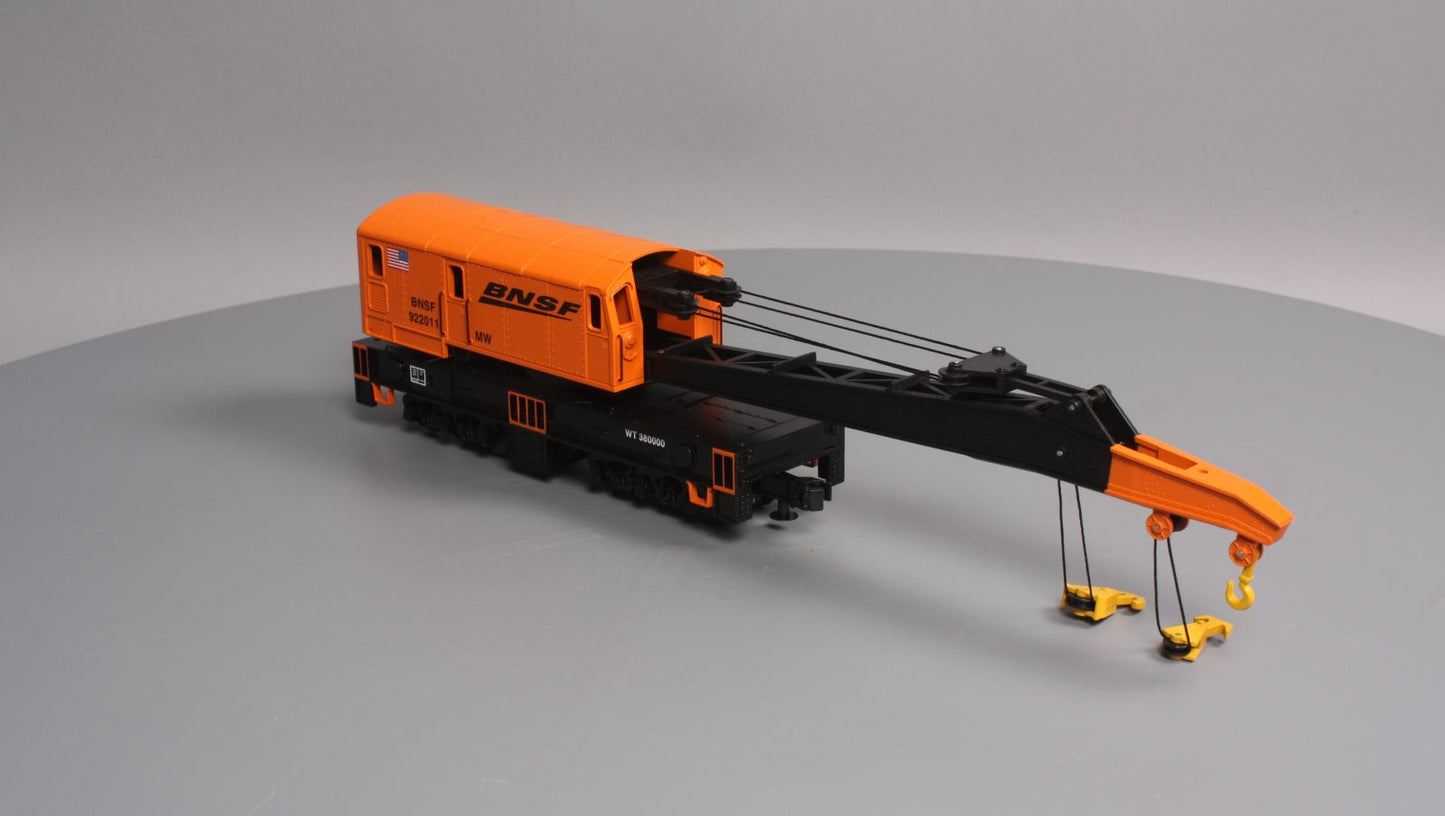 MTH 20-98908 O Gauge BNSF Crane Car #922011 LN/Box