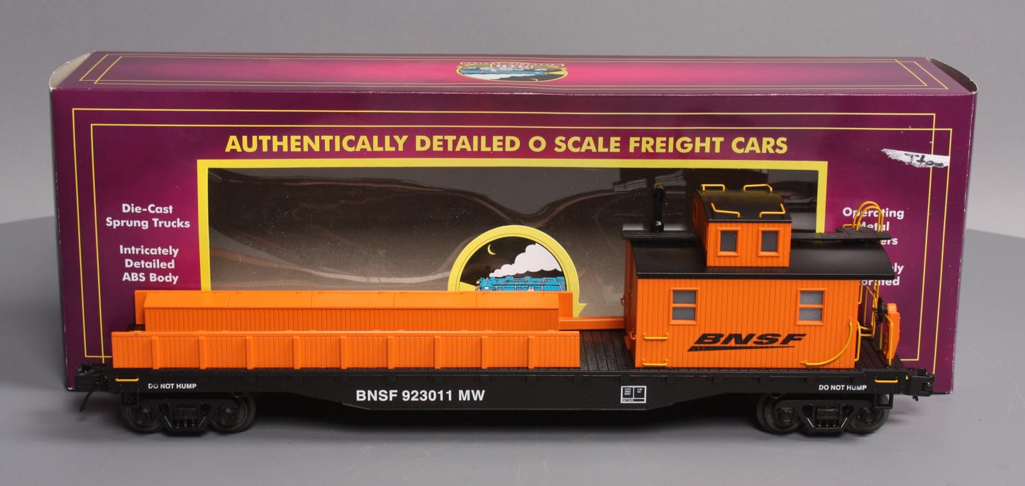 MTH 20-98912 O Gauge BNSF Crane Tender #923011 LN/Box