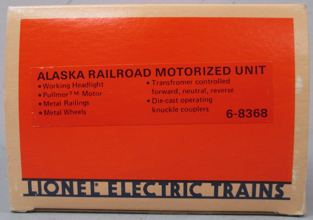 Lionel 6-8368 O Gauge Alaska RR Motorized Unit Diesel Locomotive LN/Box