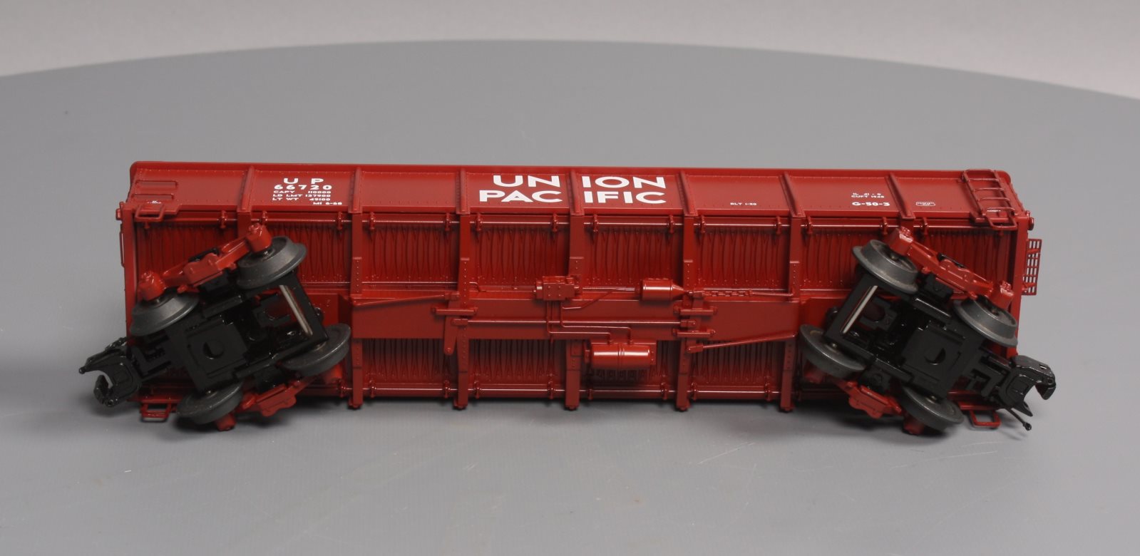 MTH 20-98098 O Gauge Union Pacific 55-Ton All Steel Drop-Bottom Gondola #66720