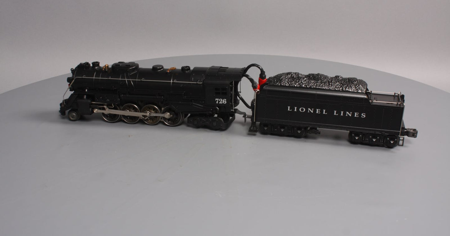 Lionel 6-18053 O Gauge Century Club Berkshire 2-8-4 Steam Loco & Tender #726 LN/Box