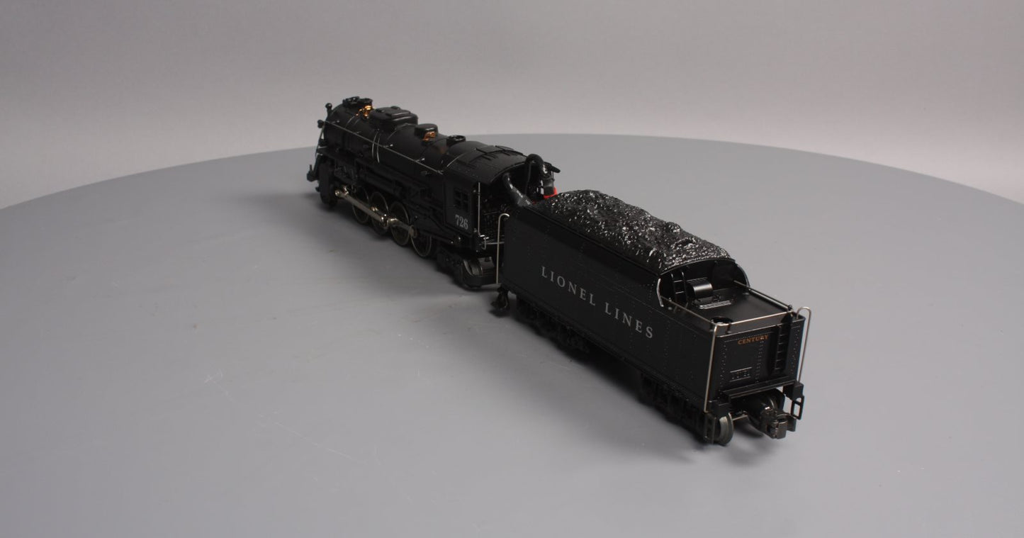Lionel 6-18053 O Gauge Century Club Berkshire 2-8-4 Steam Loco & Tender #726 LN/Box