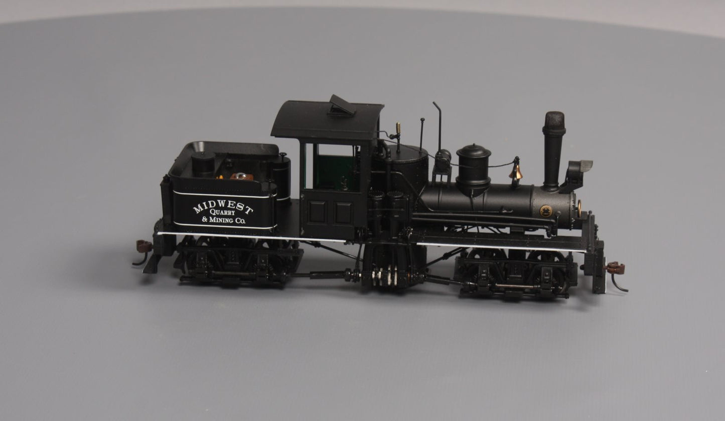 Bachmann 25661 On30 Midwest Quarry & Mining Co. Two-Truck Shay Steam Locomotive LN/Box