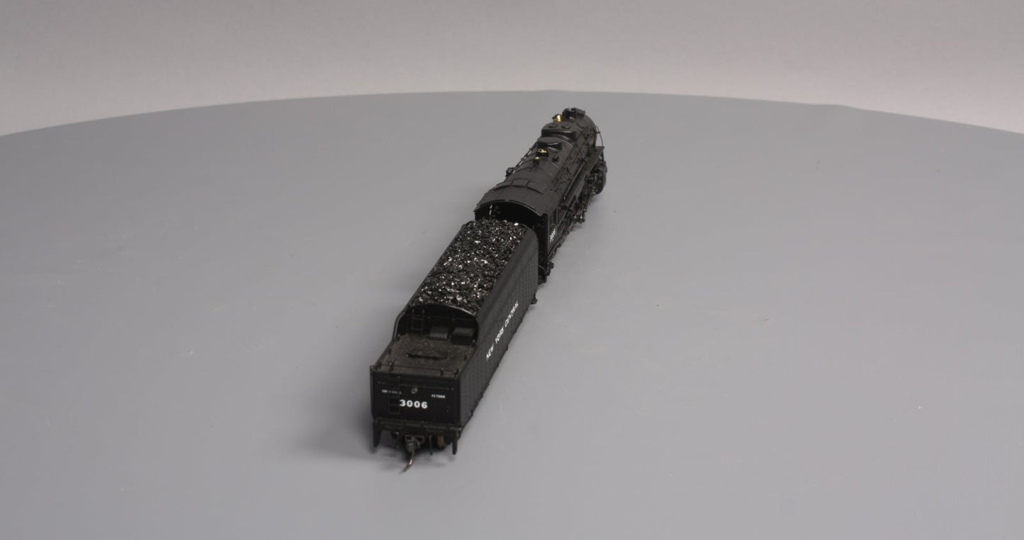 MTH 80-3123-1 HO New York Central L-3A 4-8-2 Mohawk Steam Locomotive #3006 w/PS3