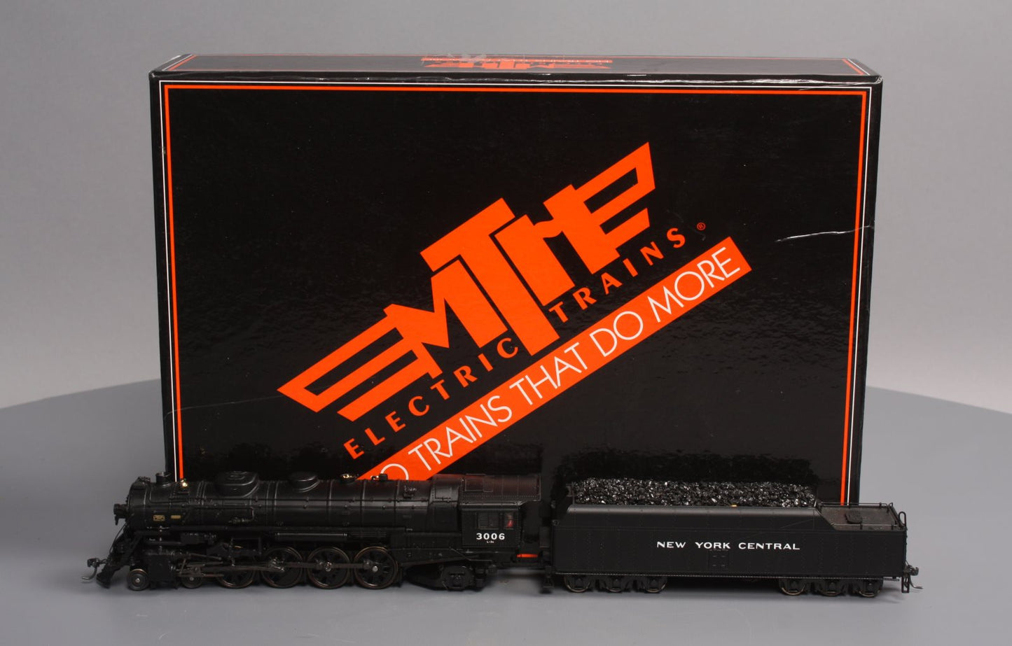 MTH 80-3123-1 HO New York Central L-3A 4-8-2 Mohawk Steam Locomotive #3006 w/PS3