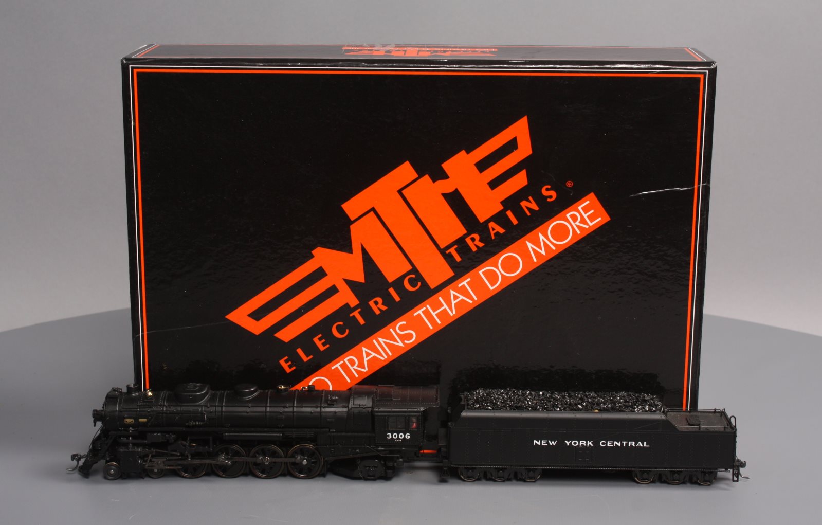 MTH 80-3123-1 HO New York Central L-3A 4-8-2 Mohawk Steam Locomotive #3006 w/PS3