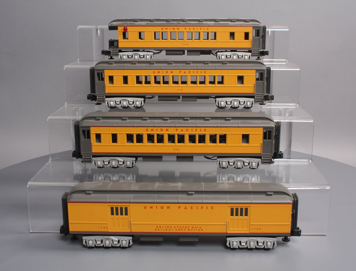 MTH 30-6252 O Union Pacific RailKing O-27 Madison Passenger Car Set (Set of 4) LN/Box