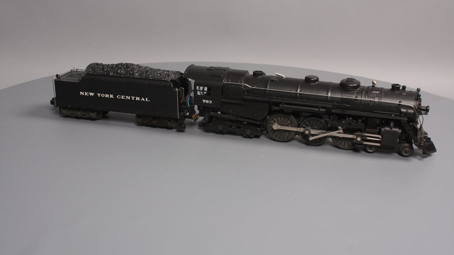Lionel 6-8406 O New York Central Die-Cast Hudson 4-6-4 Steam Loco & Tender #783 EX/Box