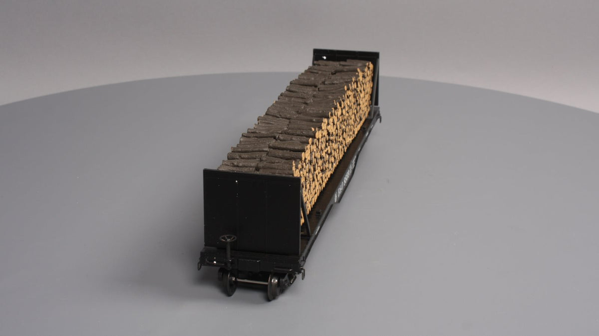 K-Line K693-1091 O Gauge Baltimore & Ohio Flatcar wi/Pulpwood Load LN/Box