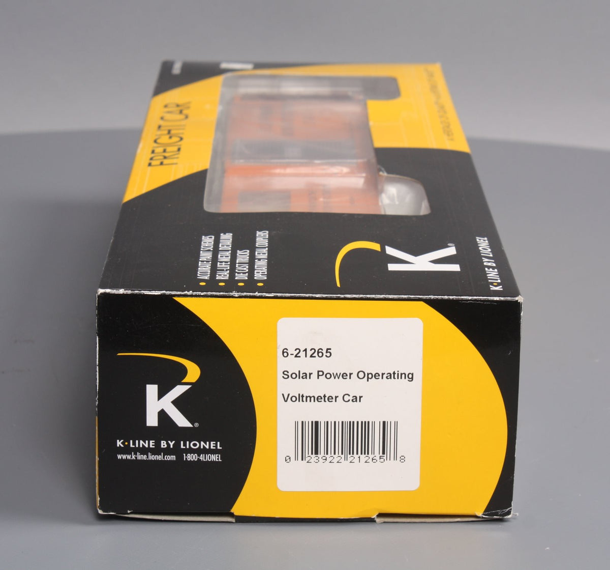 Lionel K-line 6-21265 O Gauge Solar Power Operating Voltmeter Car NIB