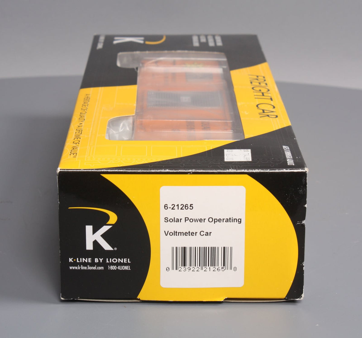 Lionel K-line 6-21265 O Gauge Solar Power Operating Voltmeter Car NIB