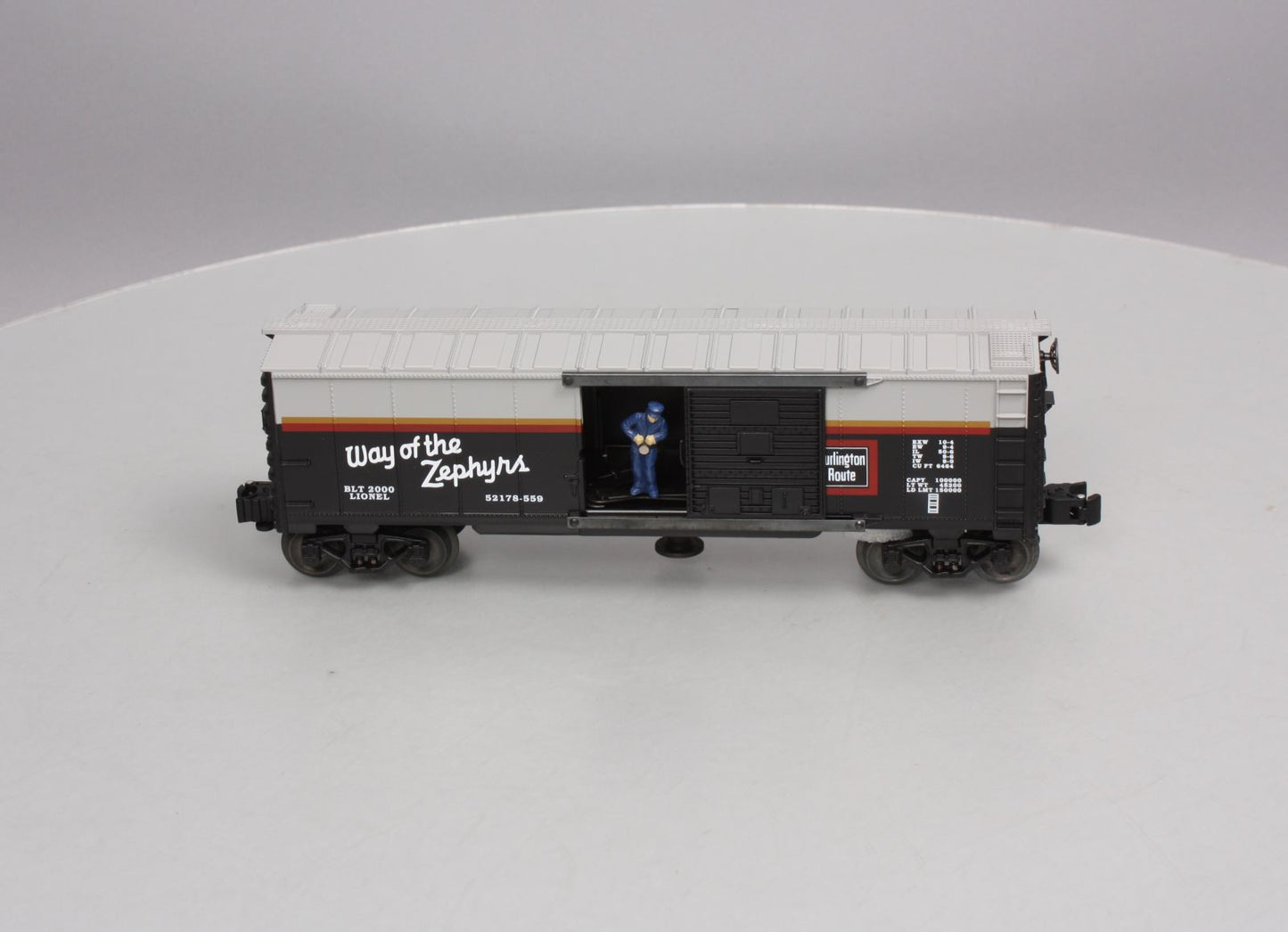 Lionel 6-52178-559 O Chicagoland LRRC Burlington Uncle Herb Action Car EX/Box