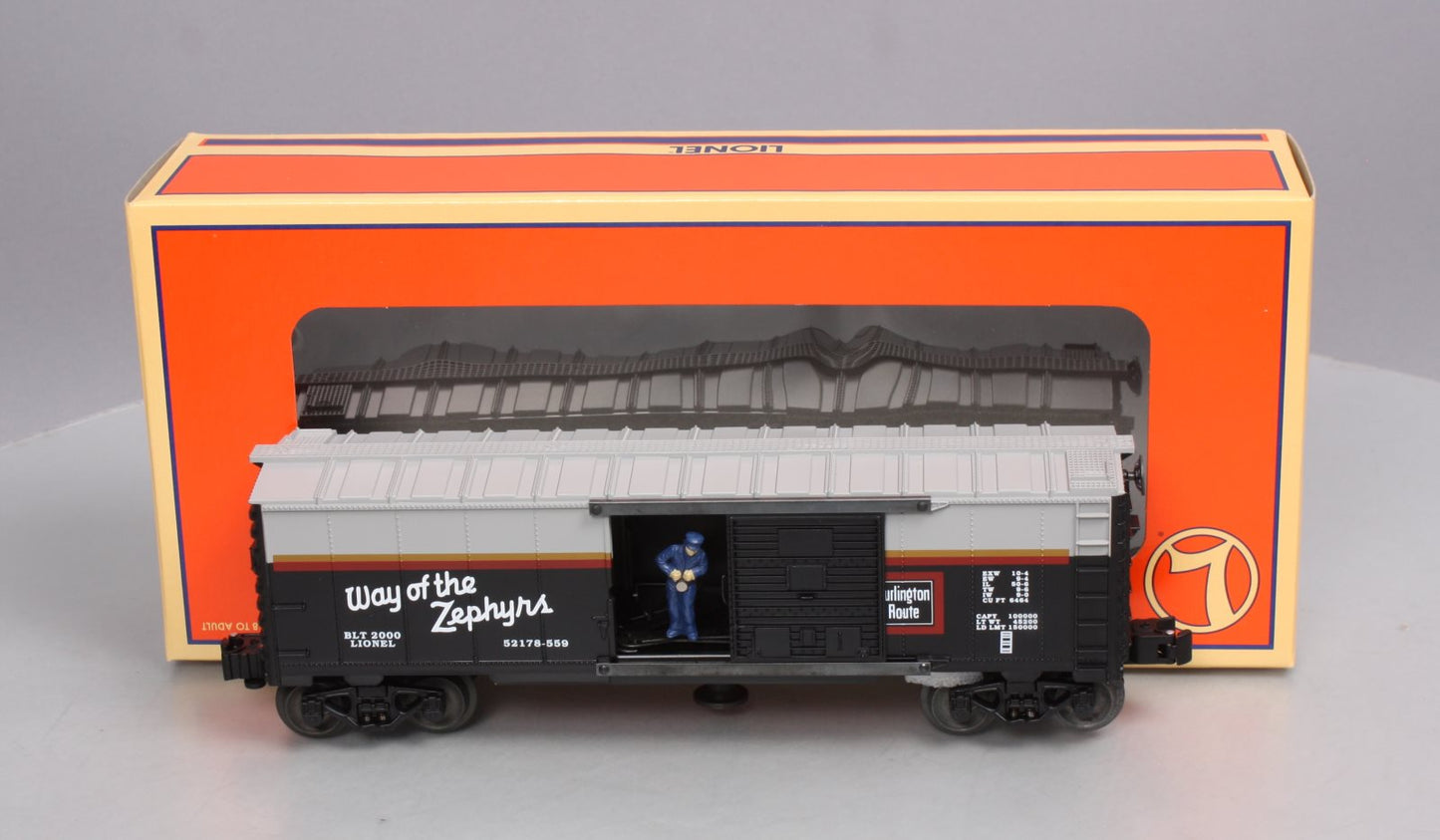 Lionel 6-52178-559 O Chicagoland LRRC Burlington Uncle Herb Action Car EX/Box