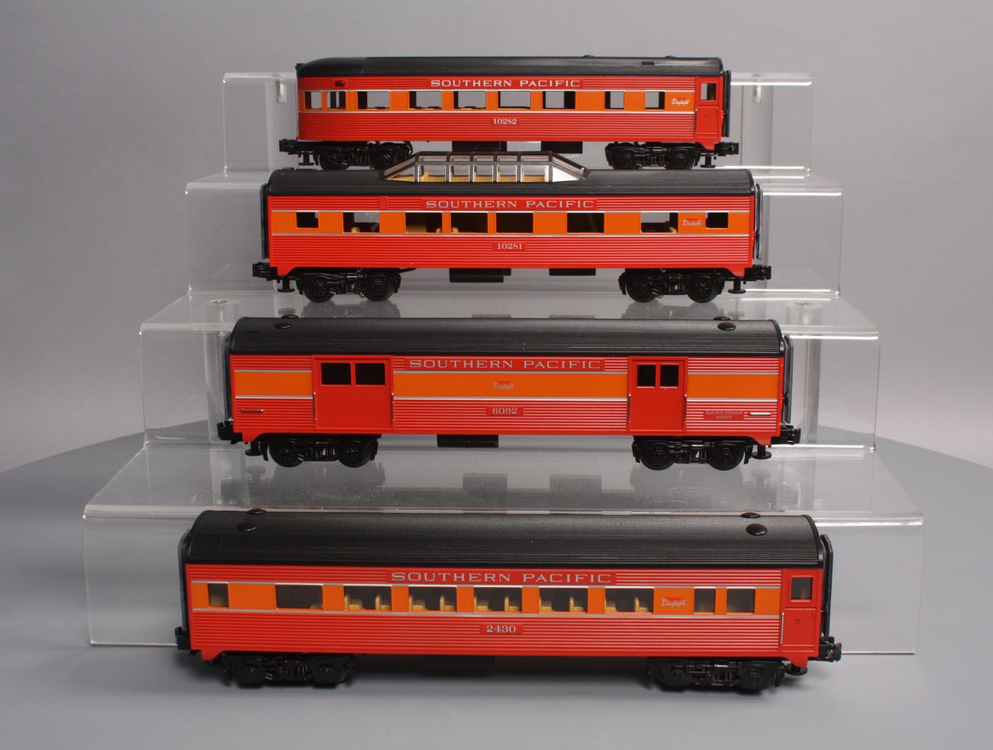 MTH 30-6060 O Southern Pacific O-27 Streamlined Passenger Set (Set of 4) MT/Box