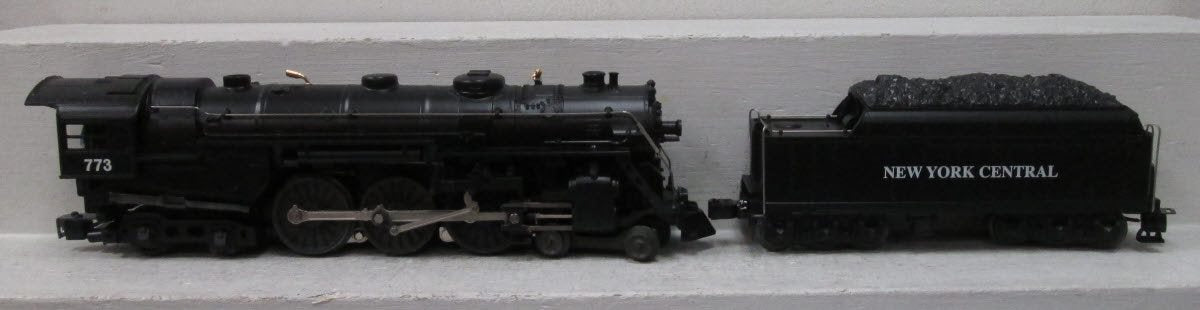 Lionel 6-18058 O CC 4-6-4 Hudson Steam Locomotive & Tender #773 w/Display Case MT/Box