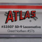 Atlas 53507 N Scale Great Northern Diesel Locomotive #576 LN/Box