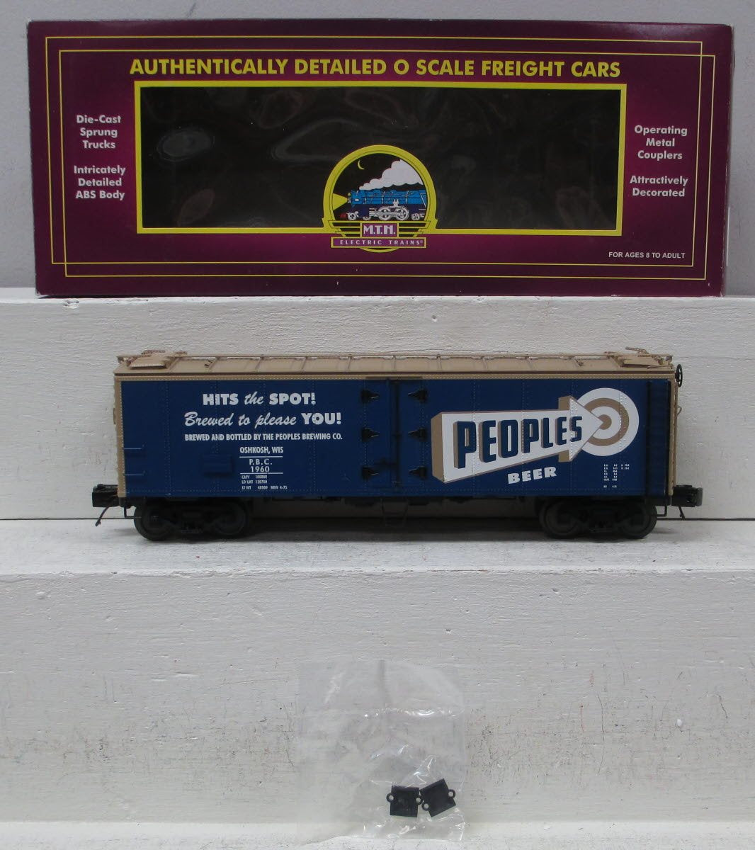 MTH 20-94206 Peoples Beer 40' Steel Sided Reefer EX/Box