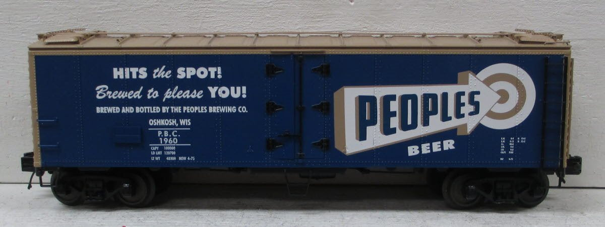 MTH 20-94206 Peoples Beer 40' Steel Sided Reefer EX/Box