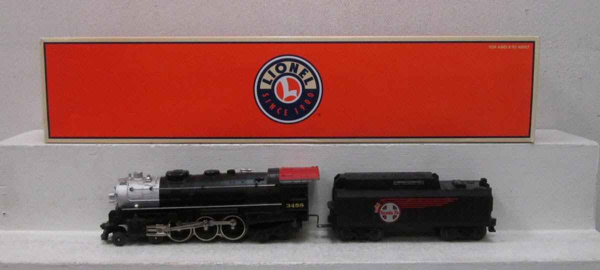 Lionel 6-28604 Santa Fe Hudson Jr. Steam Locomotive & Tender #3458 LN/Box