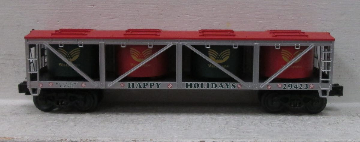 Lionel 6-29423 O Wellspring Capital Management Happy Holidays Vat Car LN/Box