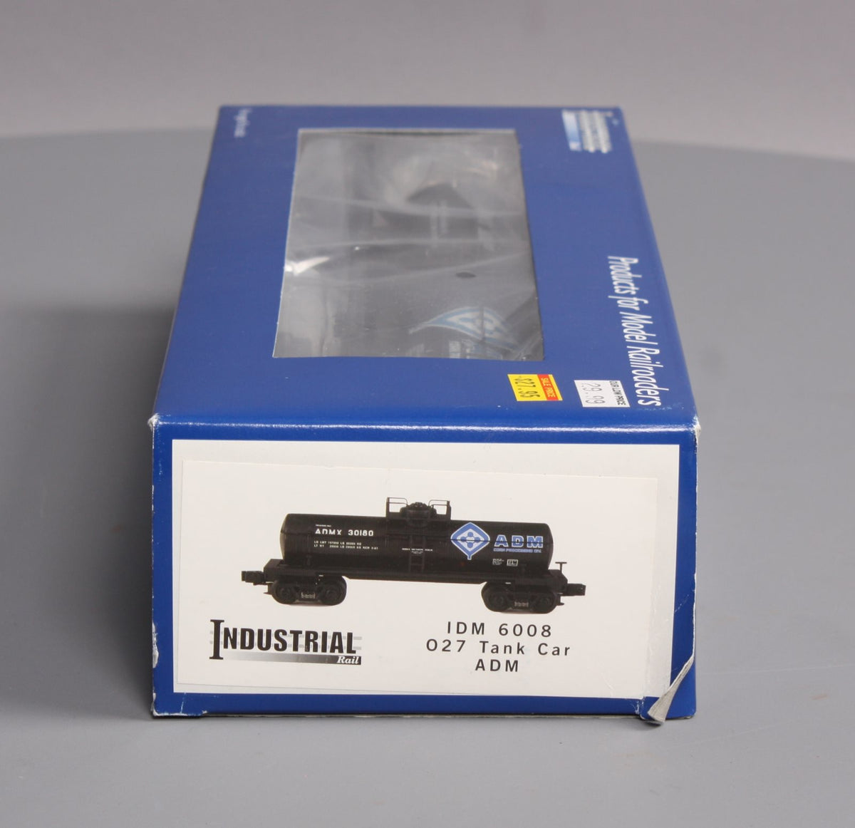 Industrial Rail IDM6008 O Gauge ADM Tank Car #30180 LN/Box