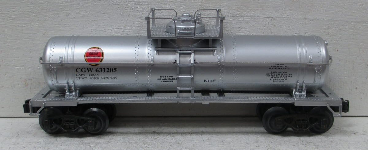 K-Line K-631205 Great Western Tank Car EX/Box
