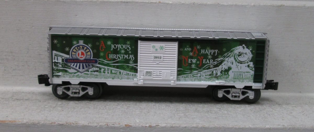 Lionel 6-39357 Exclusive LRRC 2012 Christmas Boxcar LN/Box