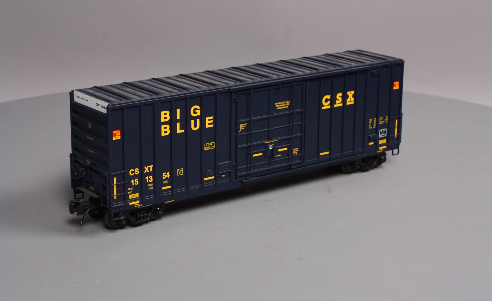 MTH 20-93540 O CSX 50' Hi-Cube Boxcar #151354