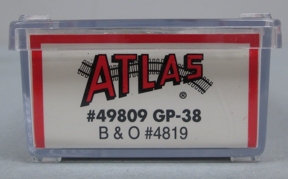 Atlas 49809 N Scale Baltimore & Ohio GP-38 Diesel Locomotive #4819