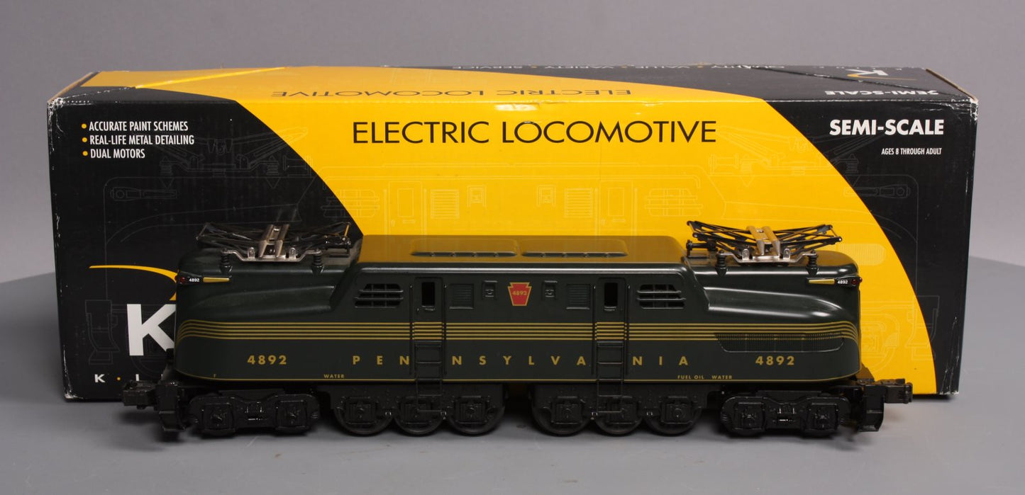 K-Line K2780-4892IC O Gauge Pennsylvania GG-1 Electric Locomotive #4892 NIB