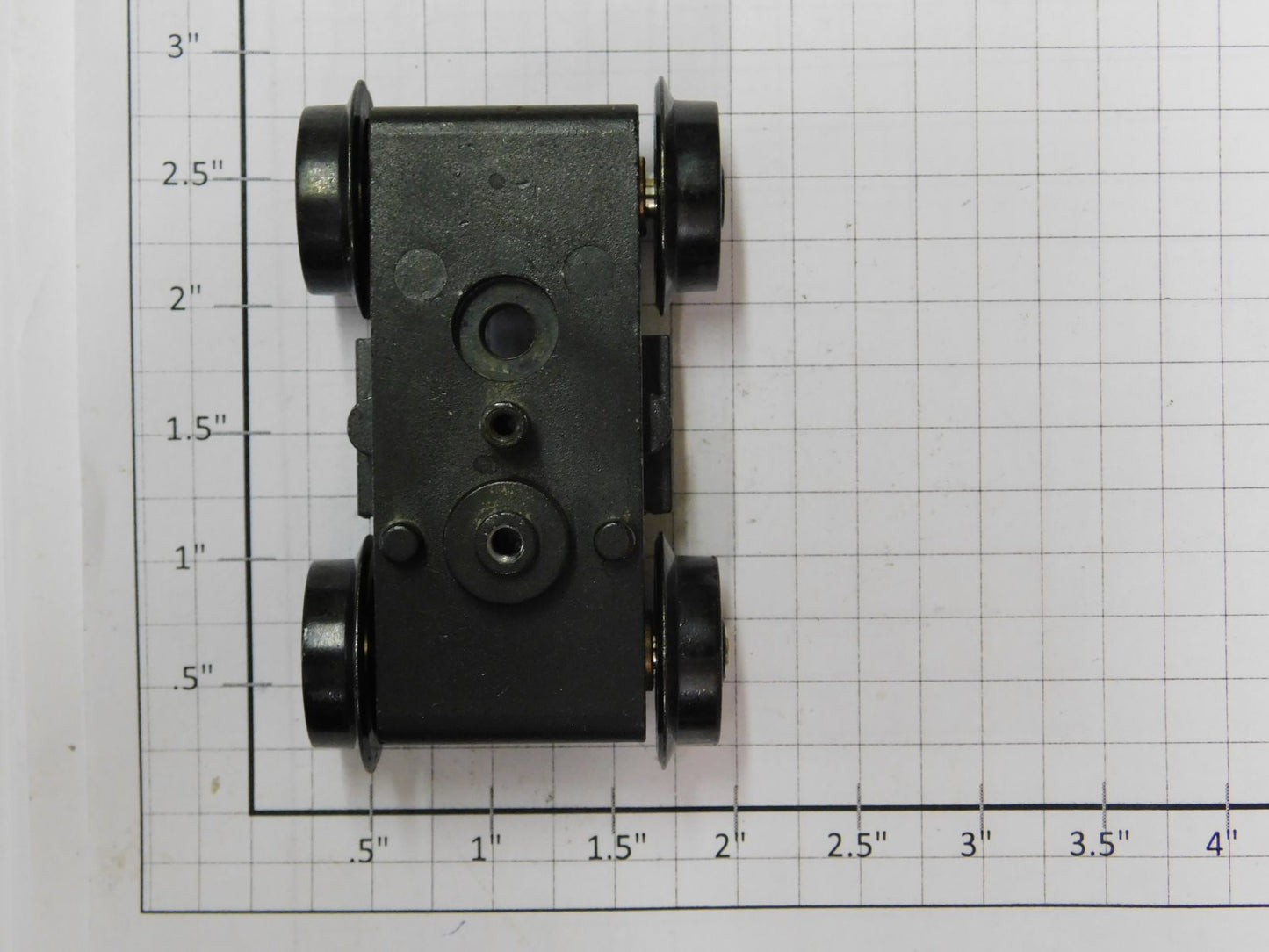 MTH DA-0000010 2 AXLE Non-Powered Truck with Spoked Wheels