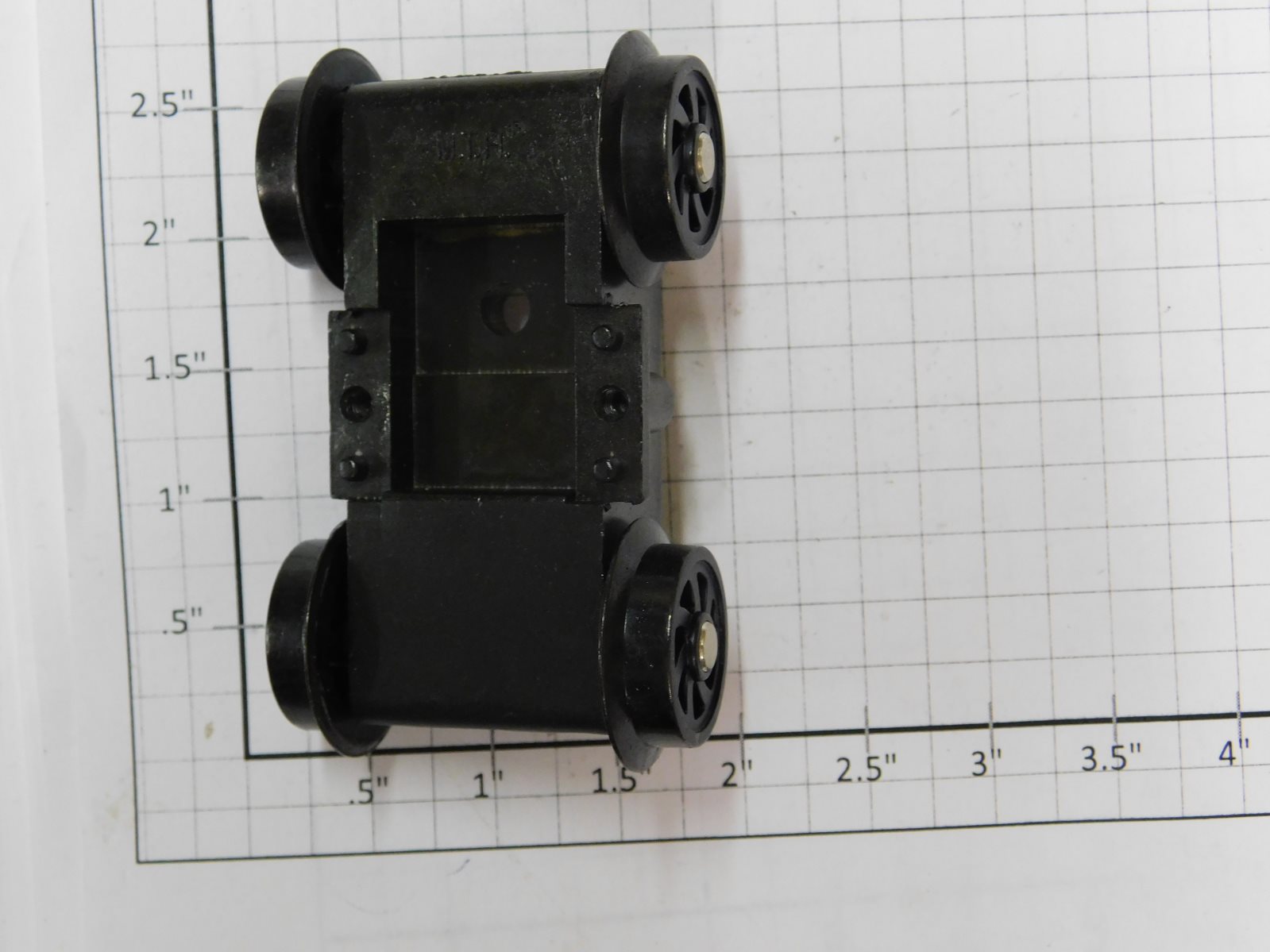 MTH DA-0000010 2 AXLE Non-Powered Truck with Spoked Wheels