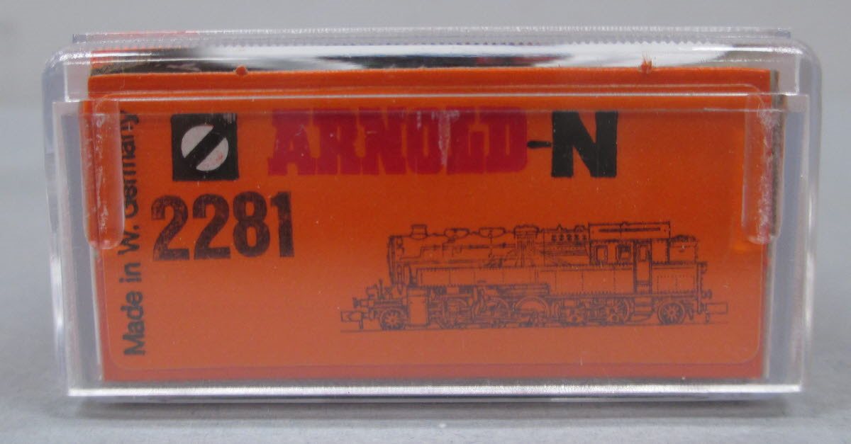 Arnold 2281 N Scale German Railroad 2-10-2 Steam Locomotive #95 020 LN/Box