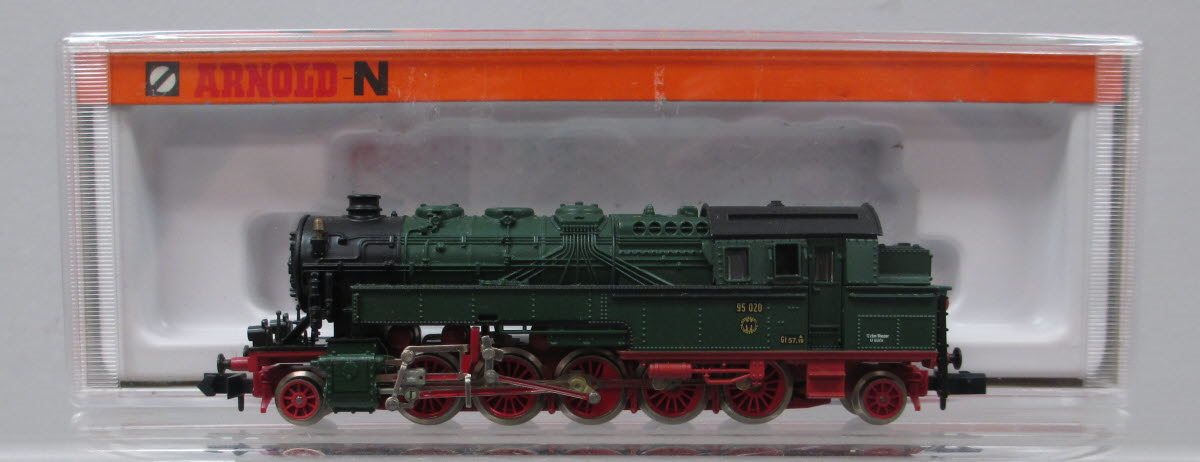 Arnold 2281 N Scale German Railroad 2-10-2 Steam Locomotive #95 020 LN/Box