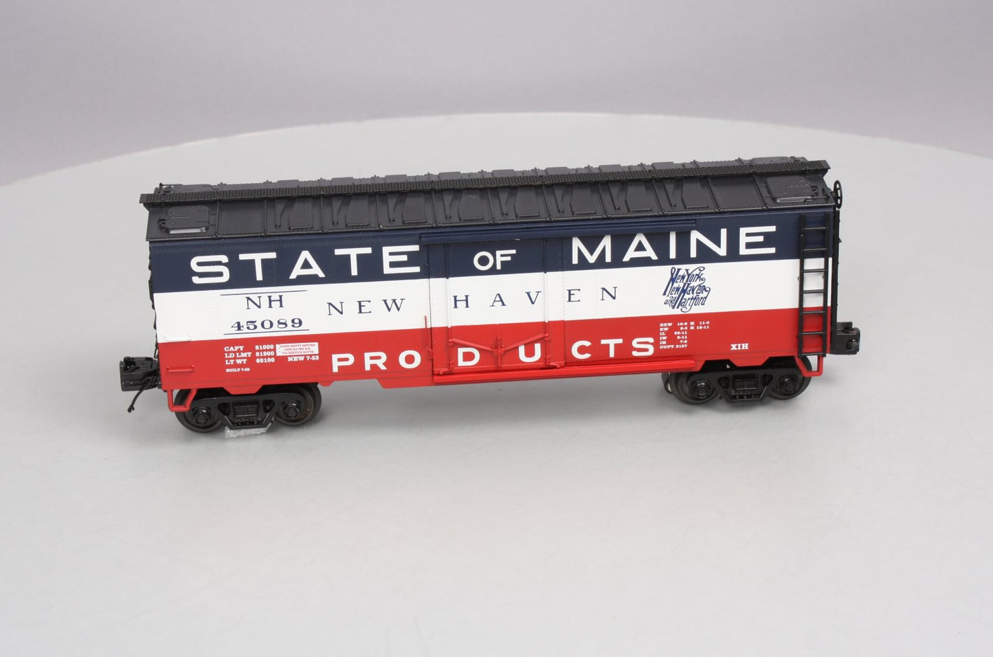 MTH 20-94210 O Gauge New Haven Operating Reefer Car #45089