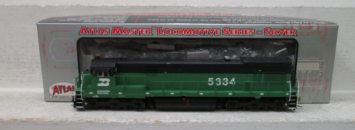 tlas 7305 HO Burlington Northern GE U30C Diesel Locomotive Standard DC #5334