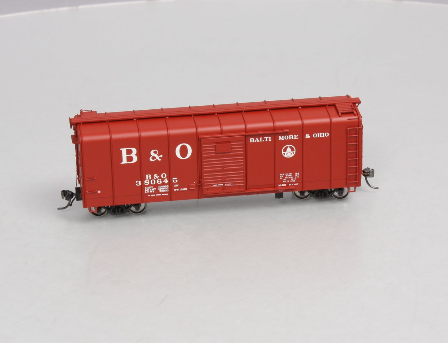 Fox Valley Models 30308 HO Scale Baltimore & Ohio Wagontop Boxcar #380645