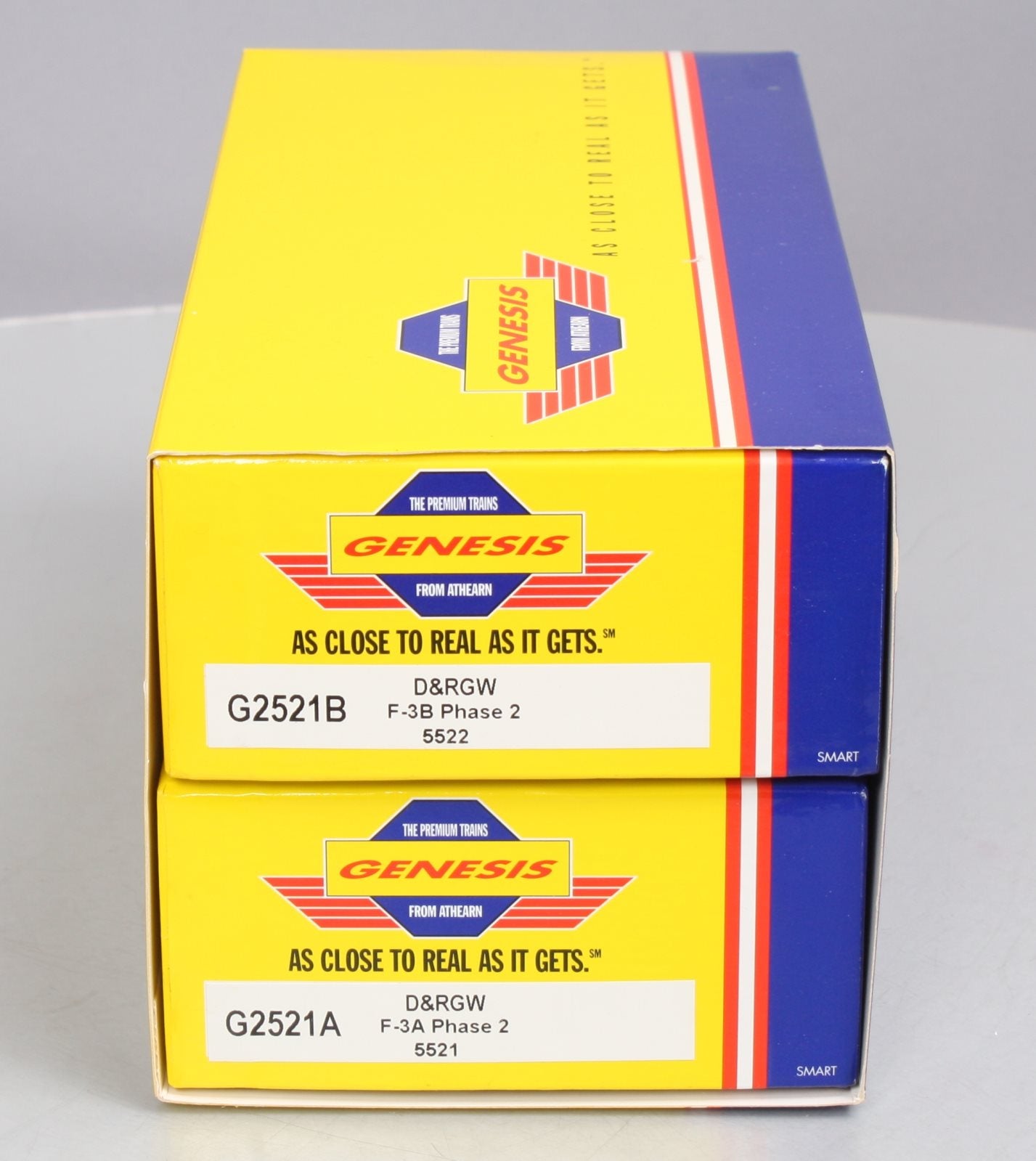 Athearn G2521 HO Scale Denver & Rio Grande Western EMD F3 AB Diesel Set LN/Box